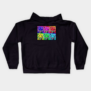 Pop Art Tigers Kids Hoodie